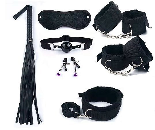7 Itens Sado Bondage BDSM - Brinquedos para adultos - bondage - jogos para adultos