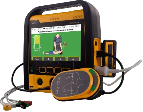 Desfibrilador EasyShock 5100 Avançado