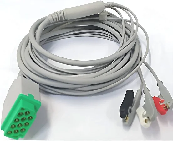 Cabo 3 vias GE com rabichos fixos