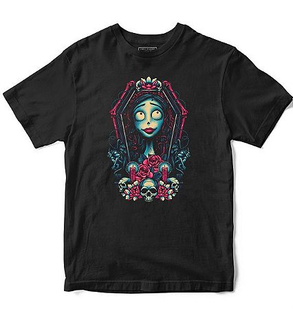 Camiseta Masculina Noiva Cadáver - Loja Nerd e Geek - Presentes Criativos