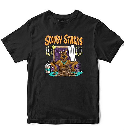 Camiseta Masculina Desenho Scooby Stacks - Loja Nerd e Geek - Presentes Criativos