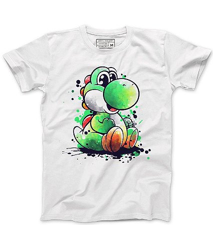 Camiseta Masculina Yoshi - Loja Nerd e Geek - Presentes Criativos