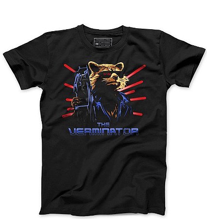 Camiseta Masculina Rocket Raccoon - Loja Nerd e Geek - Presentes Criativos