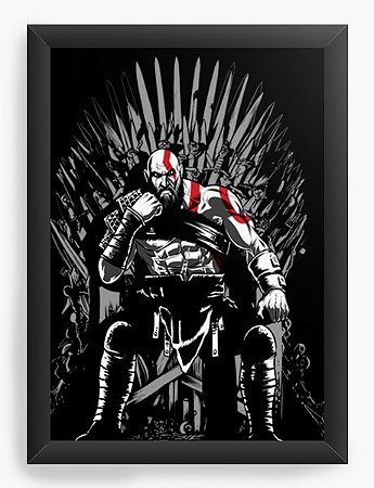 Quadro Decorativo A4 (33X24) Geekz Gears of War - Loja Nerd e Geek - Presentes Criativos