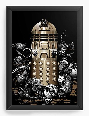Quadro Decorativo A4 (33X24) Geekz Doctor Who - Loja Nerd e Geek - Presentes Criativos