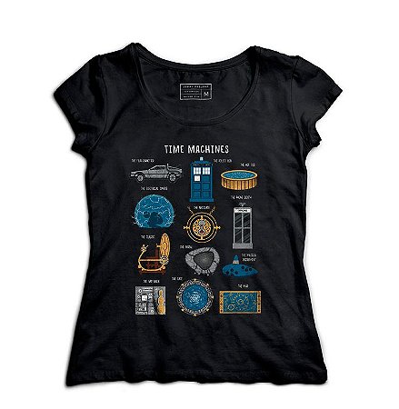 Camiseta Feminina Doctor Who Machine - Loja Nerd e Geek - Presentes Criativos