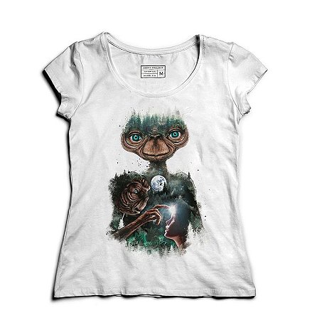 Camiseta Feminina ET O Extraterrestre - Loja Nerd e Geek - Presentes Criativos