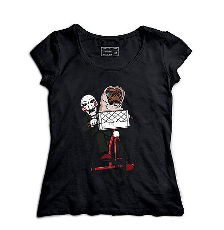 Camiseta Feminina Jogos Mortais - ET - Loja Nerd e Geek - Presentes Criativos