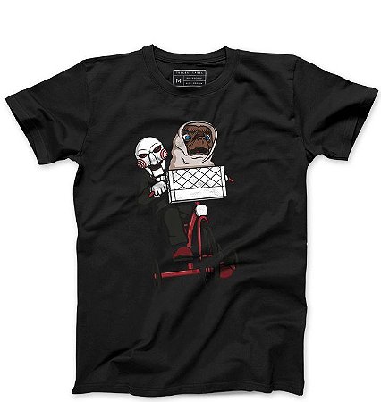 Camiseta Masculina Jogos Mortais ET- Loja Nerd e Geek - Presentes Criativos