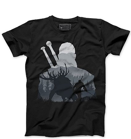 Camiseta Masculina The Witcher   - Loja Nerd e Geek - Presentes Criativos