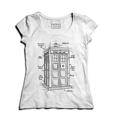 Camiseta Feminina Doctor Who - Loja Nerd e Geek - Presentes Criativos