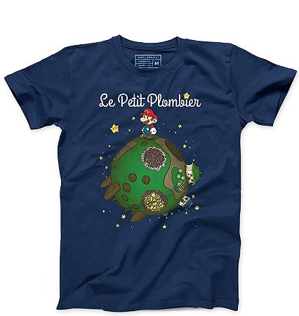 Camiseta Masculina Super Plumber - La Petit - Loja Nerd e Geek - Presentes Criativos