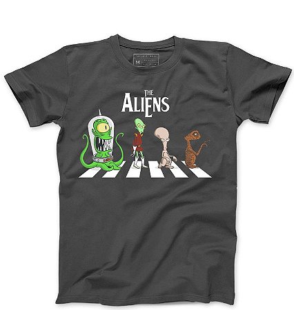 Camiseta Masculina The Aliens - Loja Nerd e Geek - Presentes Criativos