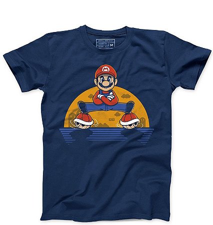 Camiseta Masculina Super Plumber Split - Loja Nerd e Geek - Presentes Criativos