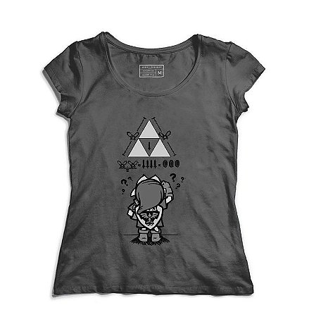 Camiseta Feminina Triforce - Loja Nerd e Geek - Presentes Criativos