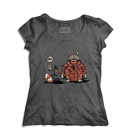 Camiseta Feminina R-Evil Totoro - Loja Nerd e Geek - Presentes Criativos