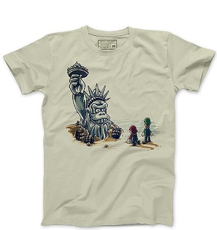 Camiseta Masculina Monkey American - Loja Nerd e Geek - Presentes Criativos