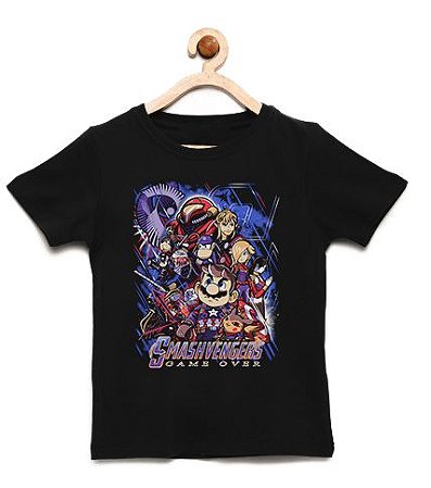 Camiseta Infantil  Plumber Game Over  - Loja Nerd e Geek - Presentes Criativos