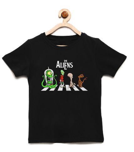 Camiseta Infantil Os Aliens - Loja Nerd e Geek - Presentes Criativos