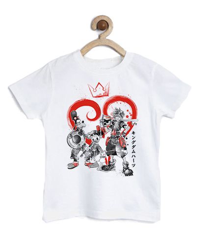 Camiseta Infantil Heart of the Game - Loja Nerd e Geek - Presentes Criativos
