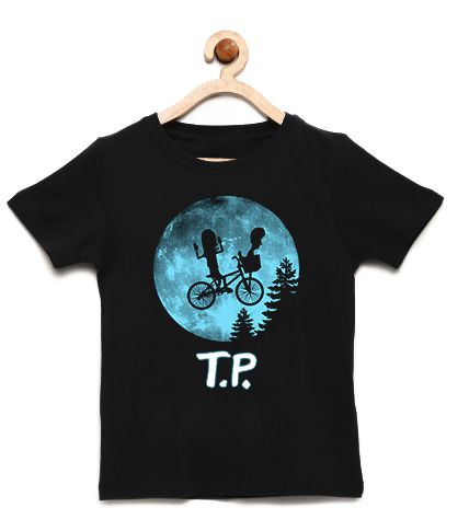 Camiseta Infantil T.P Mundo da Lua - Loja Nerd e Geek - Presentes Criativos