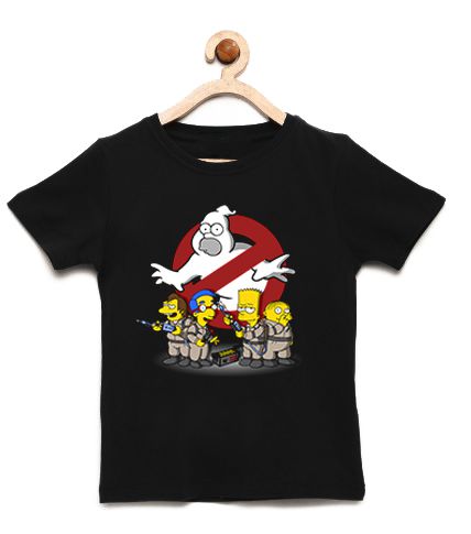 Camiseta Infantil Pegue o Fantasmas  - Loja Nerd e Geek - Presentes Criativos