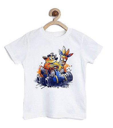 Camiseta Infantil Car Race  - Loja Nerd e Geek - Presentes Criativos