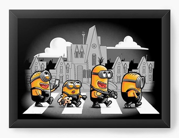 Quadro Decorativo A3 (45X33) Geekz The Minions - Loja Nerd e Geek - Presentes Criativos