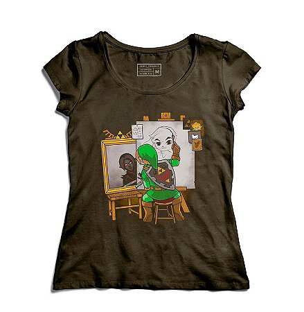 Camiseta Feminina Elf Artista - Loja Nerd e Geek - Presentes Criativos