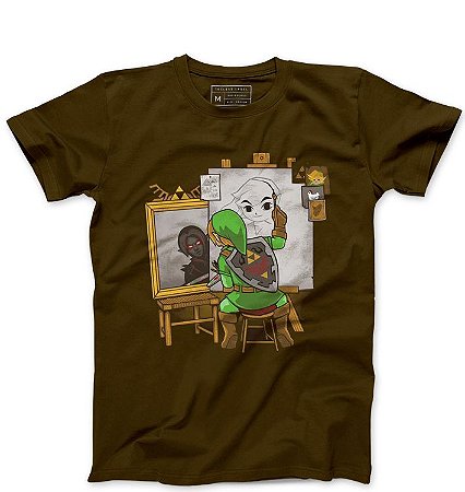Camiseta Masculina Elf Artista - Loja Nerd e Geek - Presentes Criativos