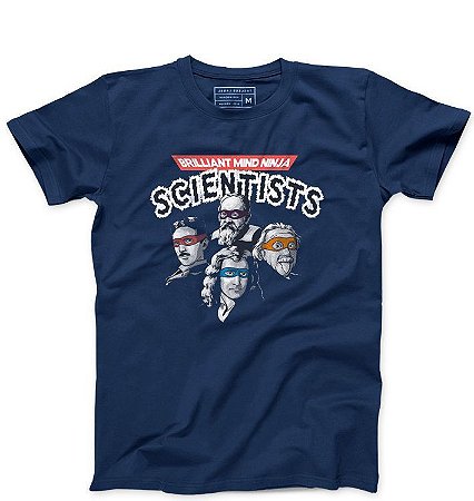 Camiseta Masculina Cientistas - Loja Nerd e Geek - Presentes Criativos
