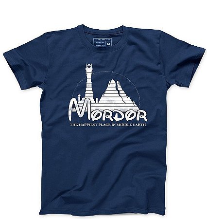 Camiseta Masculina Mordor - Loja Nerd e Geek - Presentes Criativos