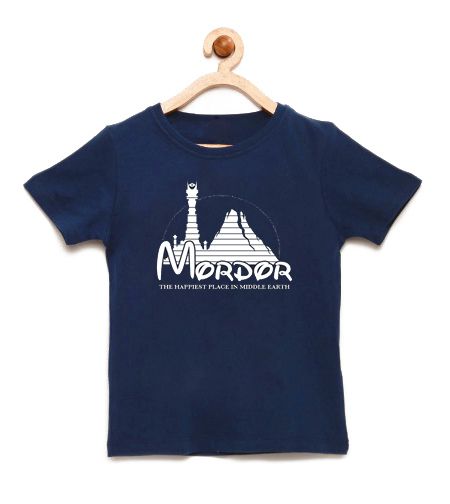 Camiseta Infantil Mordor - Loja Nerd e Geek - Presentes Criativos