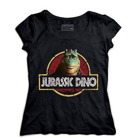 Camiseta Feminina Jurassic Dino - Loja Nerd e Geek - Presentes Criativos