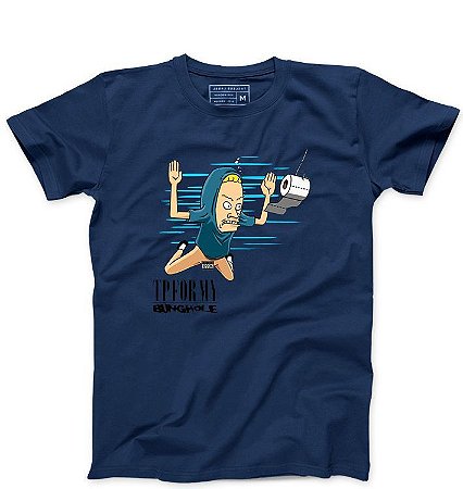 Camiseta Masculina Beavis Nevermind - Loja Nerd e Geek - Presentes Criativos