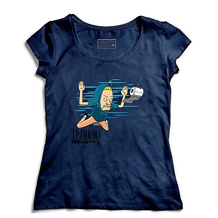 Camiseta Feminina Beavis Nevermind - Loja Nerd e Geek - Presentes Criativos