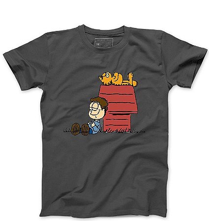 Camiseta Masculina Garfield - Loja Nerd e Geek - Presentes Criativos