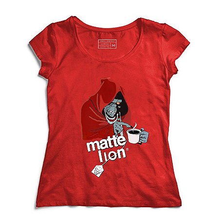 Camiseta Feminina Matte Lion  - Loja Nerd e Geek - Presentes Criativos