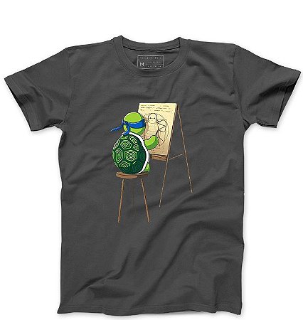 Camiseta Masculina Leonardo - Loja Nerd e Geek - Presentes Criativos