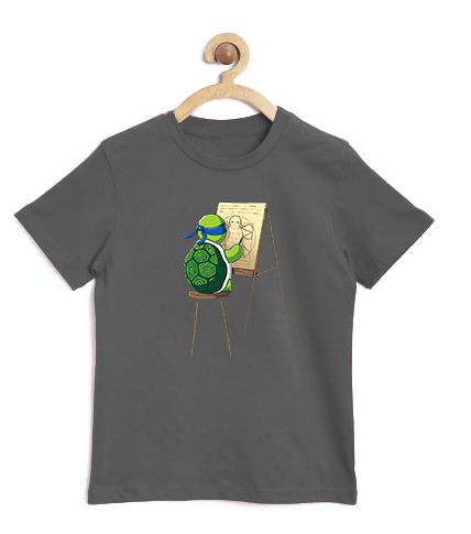 Camiseta Infantil Leonardo - Loja Nerd e Geek - Presentes Criativos