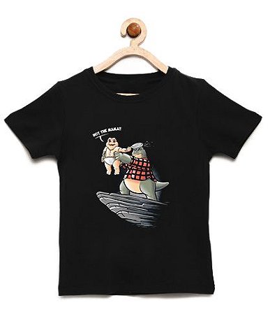 Camiseta Infantil Familia Dinossauros - Loja Nerd e Geek - Presentes Criativos
