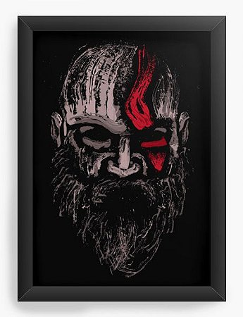 Quadro Decorativo A3 (45X33) God - Loja Nerd e Geek - Presentes Criativos