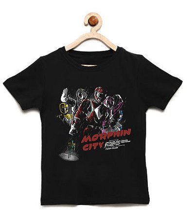 Camiseta Infantil Power Rangers - Loja Nerd e Geek - Presentes Criativos