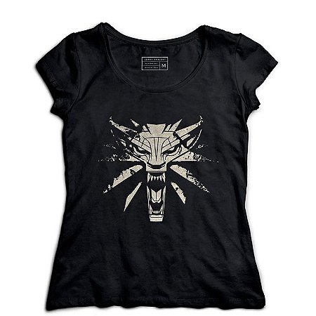 Camiseta Feminina Witcher - Loja Nerd e Geek - Presentes Criativos