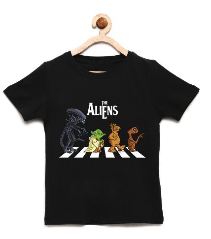Camiseta Infantil Aliens - Loja Nerd e Geek - Presentes Criativos