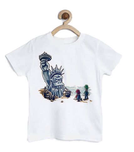 Camiseta Infantil Monkey American - Loja Nerd e Geek - Presentes Criativos