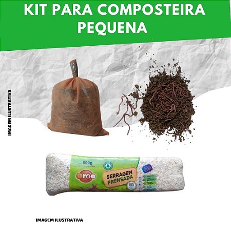 Kit Composteira Pequena