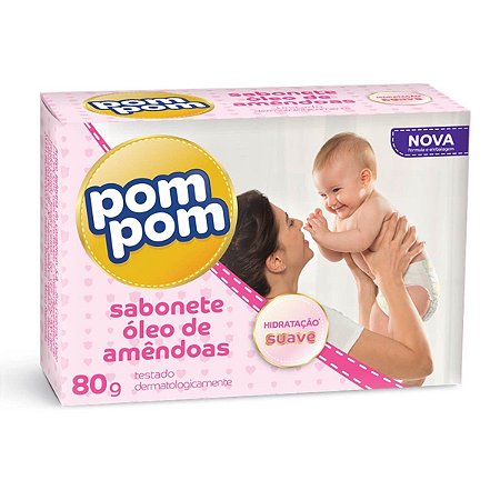 Sabonete Pom Pom Óleo de Amêndoas 80g