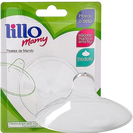 Protetor de Mamilo Lillo Mamy Silicone Macio e Extra Fino Inodoro 1 uni