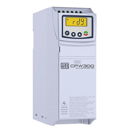 INVERSOR DE FREQUÊNCIA CFW300 TRIFÁSICO 380 - 480VCA 4CV 6,5A - CFW300B06P5T4NB20 WEG